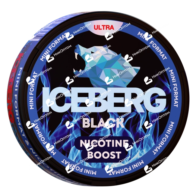 ICEBERG - MINI - BLACK (150mg) — купить снюс оптом в НикОптом