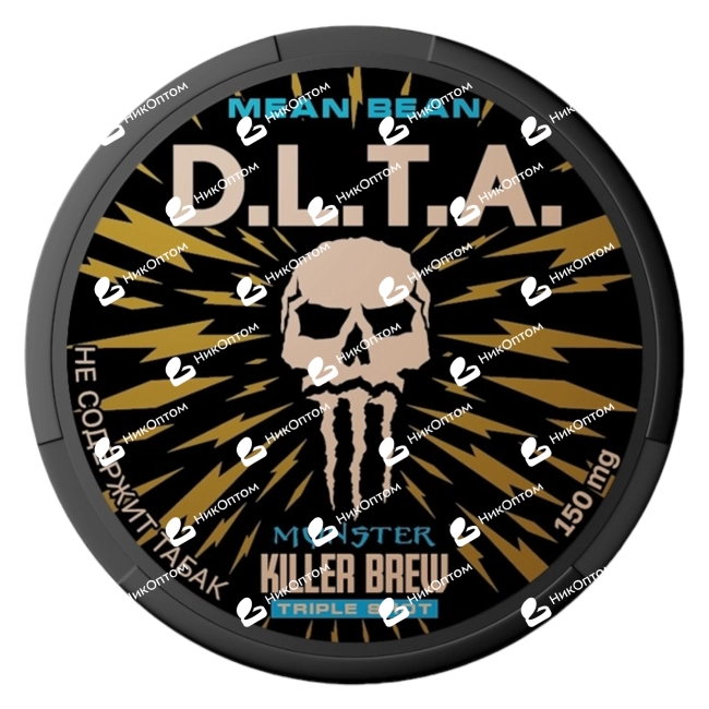 D.L.T.A. - MONSTER - MEAN BEAN (150mg) — купить снюс оптом в НикОптом