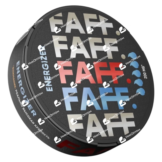 FAFF. - HARD - SLIM - ENERGIZER - Энергетик (200mg) — купить снюс оптом в НикОптом