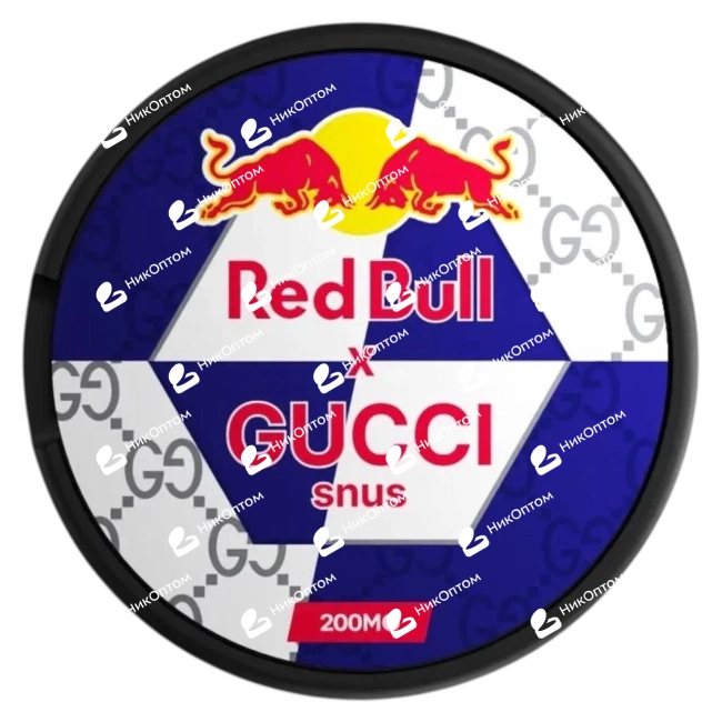 GUCCI - RED BULL (200mg) — купить снюс оптом в НикОптом