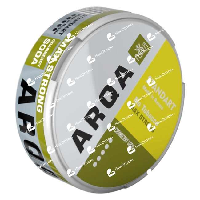 ARQA - MAX STRONG (Standart) - CRANBERRY SODA (100mg) — купить снюс оптом в НикОптом