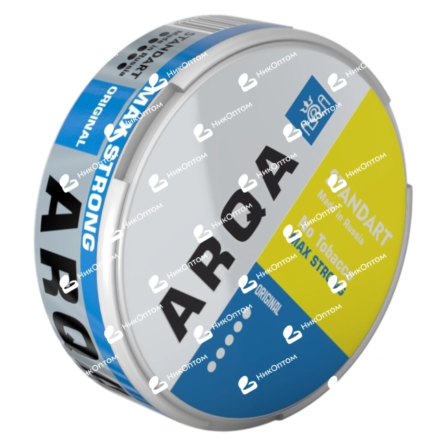 ARQA - MAX STRONG (Standart) - ORIGINAL (100mg) — купить снюс оптом в НикОптом