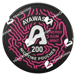 AYAWASKA - ENERGY GUM MINT (200mg)