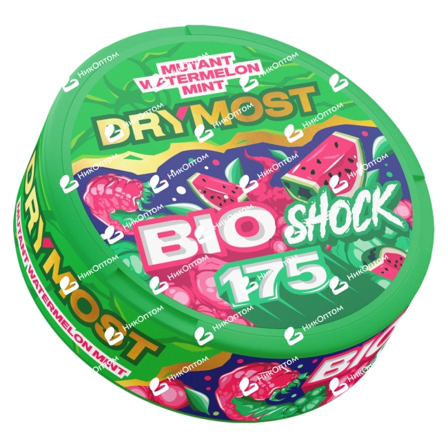 DRYMOST - BIOSHOCK - MUTANT WATERMELON MINT - Арбузная Мята (175mg) — купить снюс оптом в НикОптом