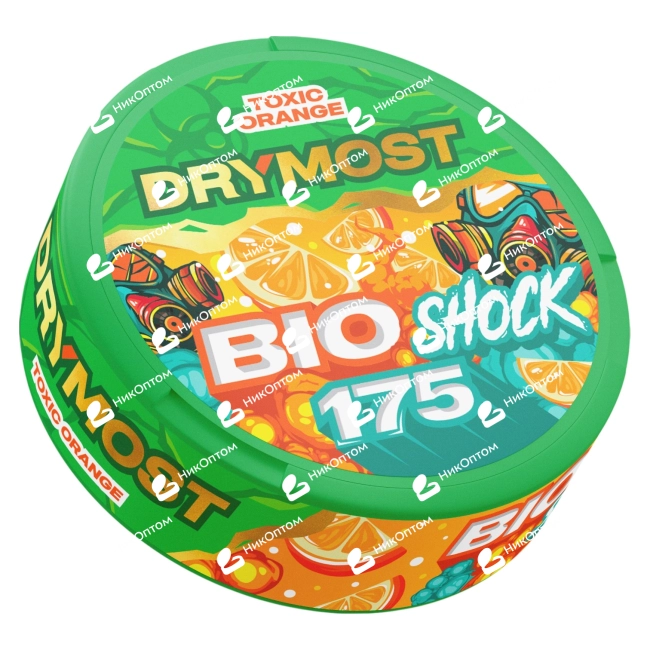DRYMOST - BIOSHOCK - TOXIC ORANGE - Апельсин (175mg) — купить снюс оптом в НикОптом