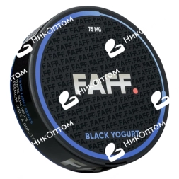 FAFF. - 75mg - BLACK YOGURT