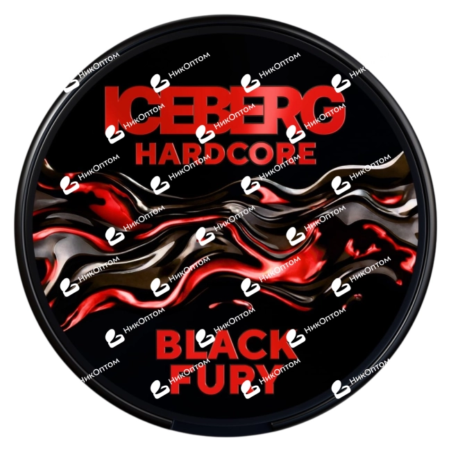 ICEBERG - HARDCORE - BLACK FURY (150mg) — купить снюс оптом в НикОптом