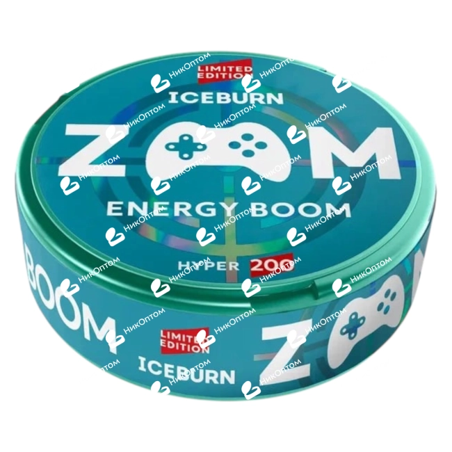 ICEBURN - ZOOM - ENERGY BOOM (200mg) — купить снюс оптом в НикОптом