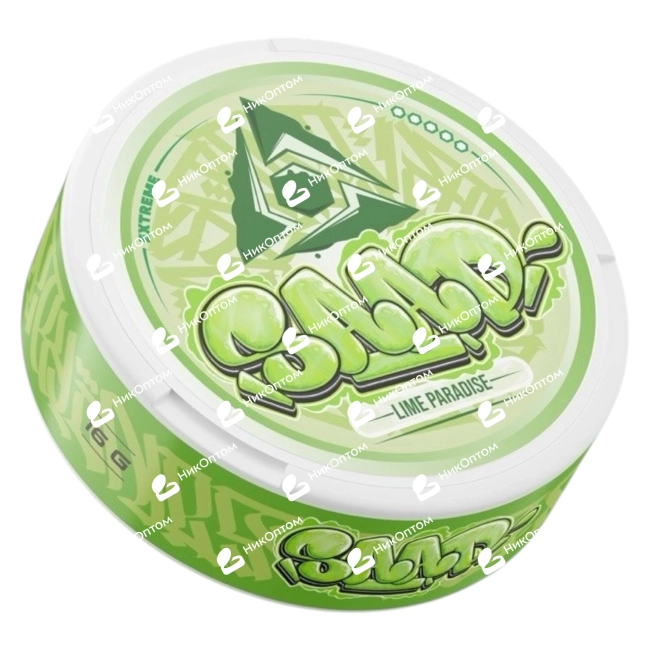 SAAD - GRAFFITI - LIME PARADISE (75mg) — купить снюс оптом в НикОптом