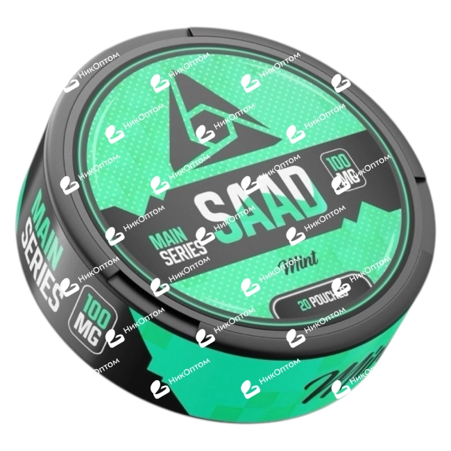 SAAD - MAIN - MINT (100mg) — купить снюс оптом в НикОптом