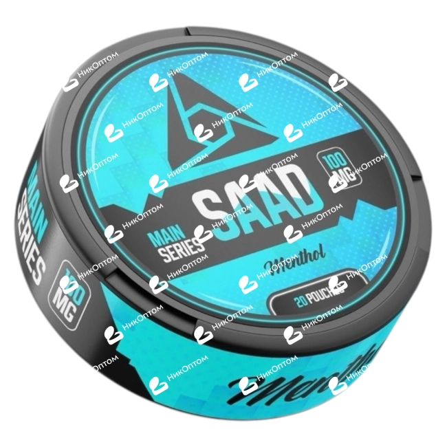 SAAD - MAIN - MENTHOL (100mg) — купить снюс оптом в НикОптом