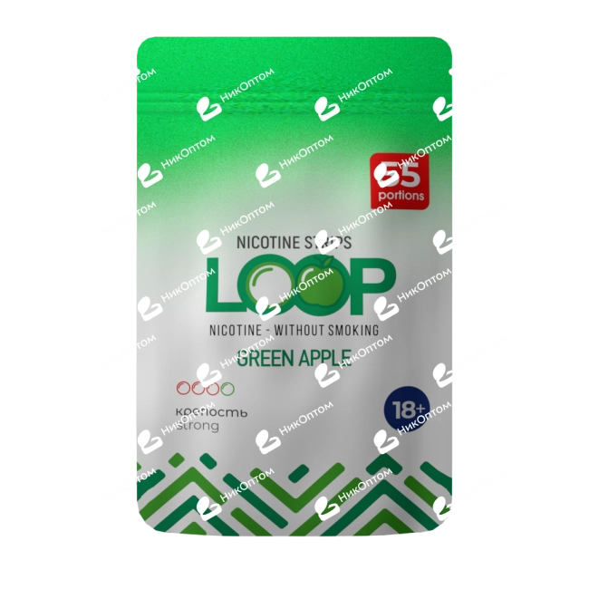 LooP - CL - Green Apple (10mg) — купить снюс оптом в НикОптом