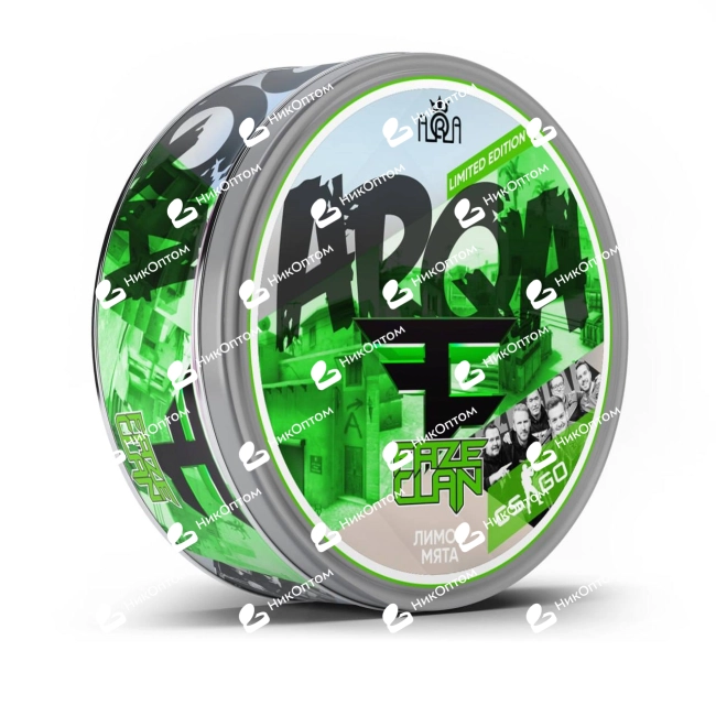 ARQA - CS GO - Faze Clan - Лимон-Мята (120mg) — купить снюс оптом в НикОптом