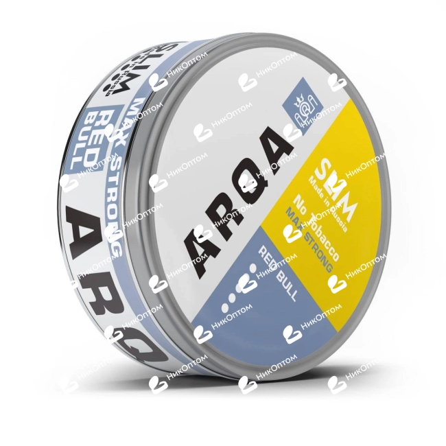 ARQA - MAX STRONG (Slim) - Red Bull (100mg) — купить снюс оптом в НикОптом