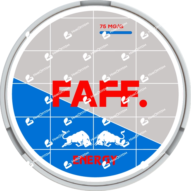FAFF. - 75mg - ENERGY — купить снюс оптом в НикОптом