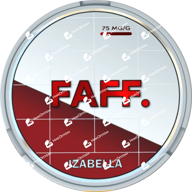FAFF. - 75mg - IZABELLA — купить снюс оптом в НикОптом