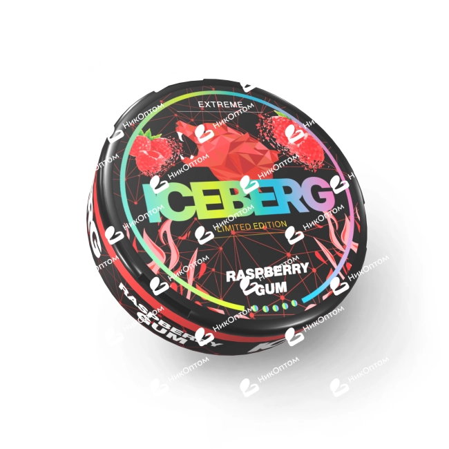 ICEBERG - Raspberry Gum (130mg) — купить снюс оптом в НикОптом