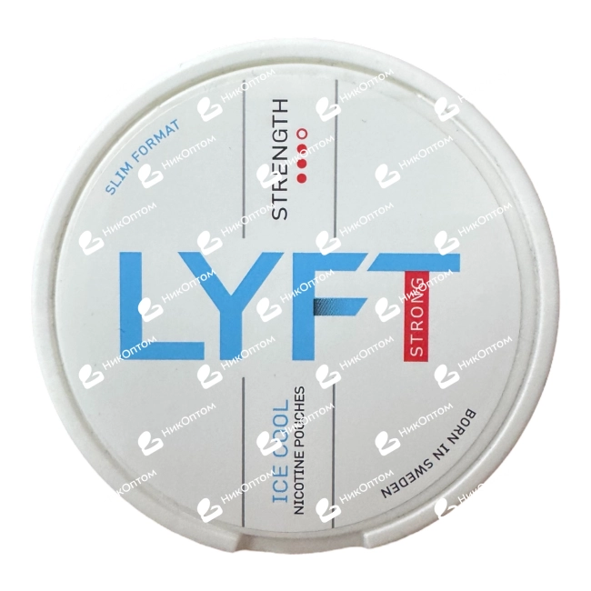 LYFT - Strong - Ice Cool (Синий) — купить снюс оптом в НикОптом