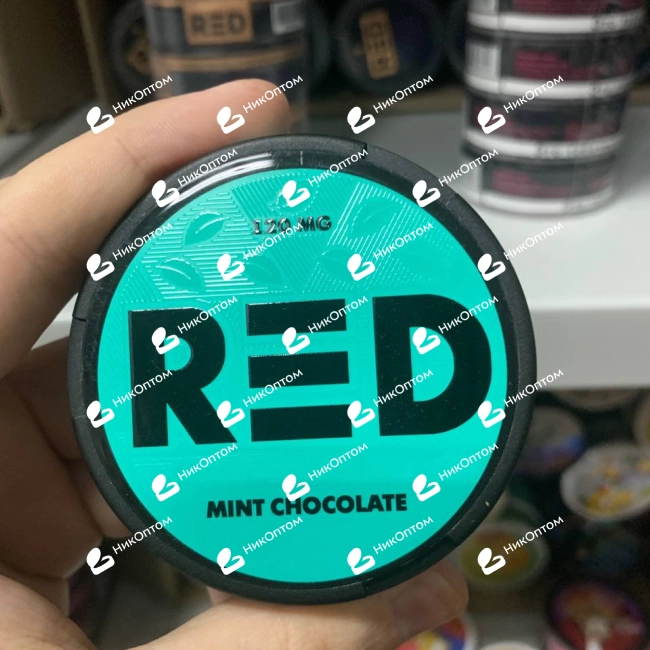RED - Classic - Mint Chocolate (120mg) — купить снюс оптом в НикОптом