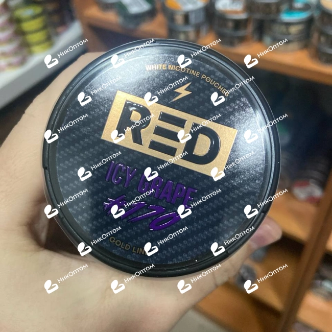 RED - Classic - Icy Grape (170mg) — купить снюс оптом в НикОптом