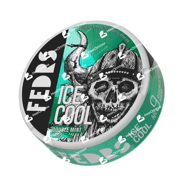 FEDRS - ICE COOL 9 - DOUBLE MINT HARD (65mg) — купить снюс оптом в НикОптом