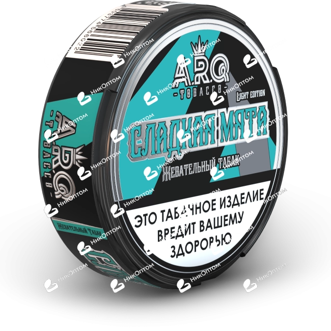 A.R.Q - Light Edition - Сладкая мята — купить снюс оптом в НикОптом