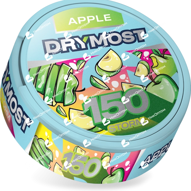 DRYMOST - Apple - Яблоко (150mg) — купить снюс оптом в НикОптом