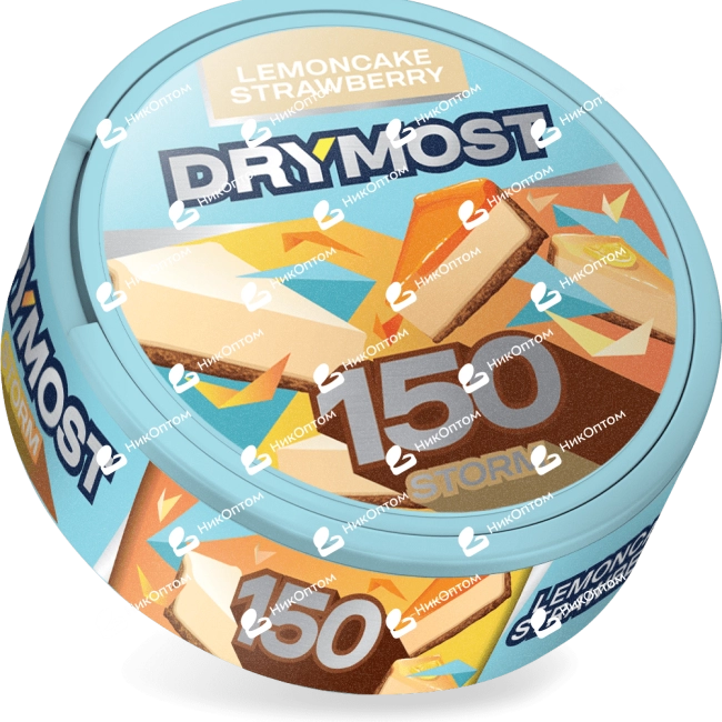 DRYMOST - Lemoncake Strawberry - Лимонный кекс с клубникой (150 mg) — купить снюс оптом в НикОптом