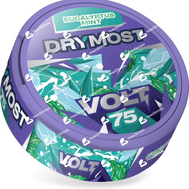DRYMOST - Eucalyptus Mint - Эвкалипт-мята (75mg) — купить снюс оптом в НикОптом