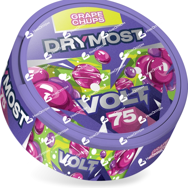 DRYMOST - Grape Chups - Виноградный чупа-чупс (75mg) — купить снюс оптом в НикОптом