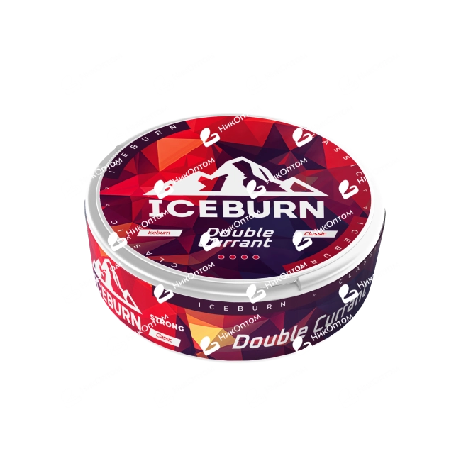 ICEBURN - DOUBLE CURRANT - Красная и Чёрная Смородина (100mg) — купить снюс оптом в НикОптом