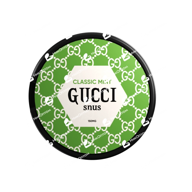 GUCCI - CLASSIC MINT (150mg) — купить снюс оптом в НикОптом