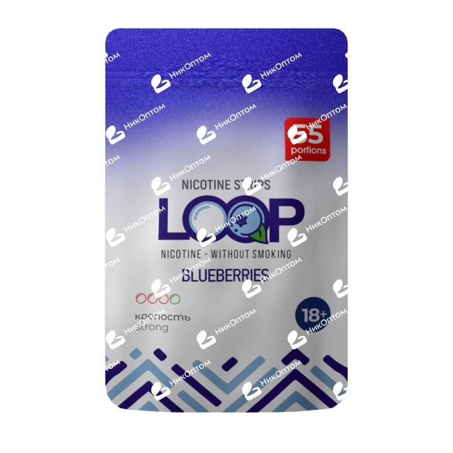 LooP - CL - Blueberries (10mg) — купить снюс оптом в НикОптом