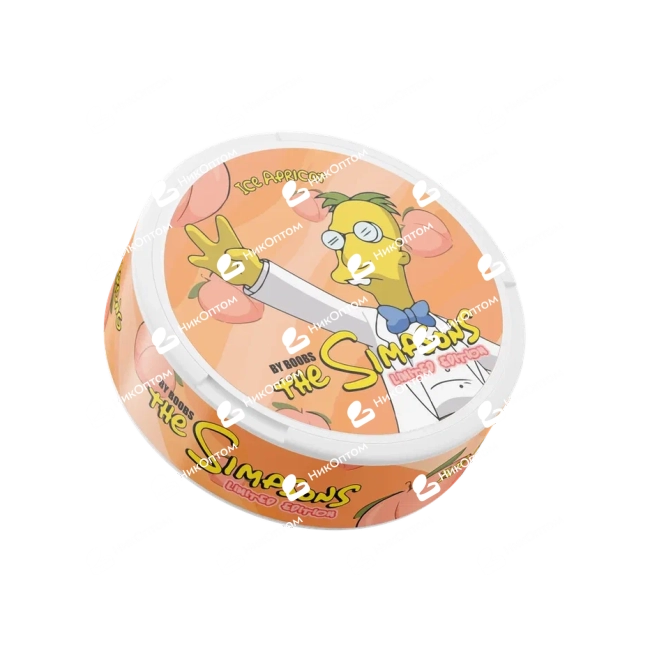 The Simpsons - ПРОФЕССОР ФРИНК - Ледяной Абрикос (150mg) — купить снюс оптом в НикОптом