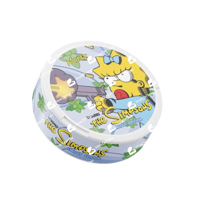 The Simpsons - МЭГИ - Мята (75mg) — купить снюс оптом в НикОптом