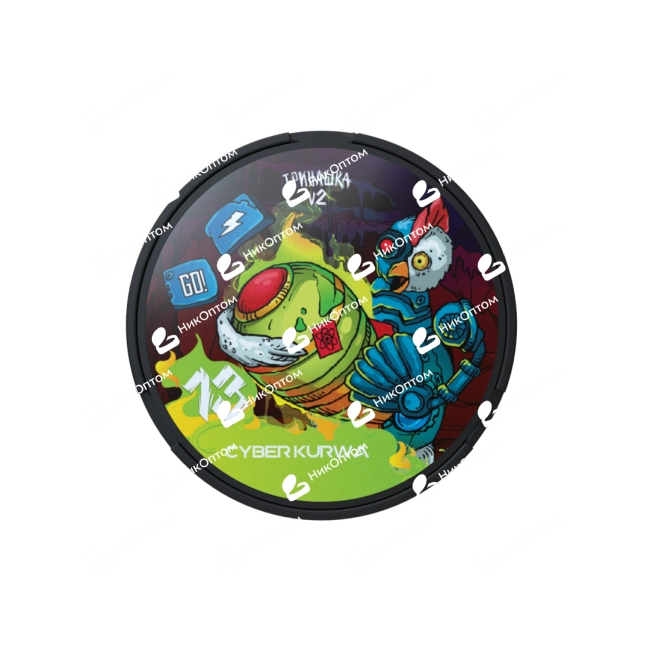 ТРИНАШКА - V2 - CYBER KURWA - Кактус-Киви (150mg) — купить снюс оптом в НикОптом