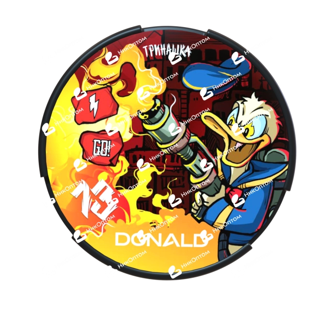 ТРИНАШКА - V1 - DONALD - Энергетик-Черника (150mg) — купить снюс оптом в НикОптом